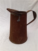 Vintage Metal Oil Can 10 1/4" tall