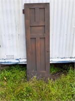 Antique Wooden Door  25 x 84"