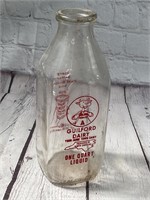 Guilford dairy 1 quart milk bottle Sealtest 1956