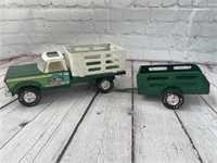 Nylint farms truck and extra toy trailer