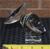 Orrefors Sweden crystal Modernist Pelican figure