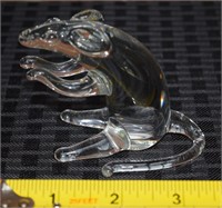 DCB Beaubien Blown Art Glass Mouse Figure 2 1/2"