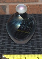 Brian Maytum Studio Art Glass perfume bottle