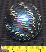 Orient & Flume Art Glass iridescent paperweight