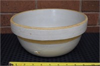 10" vintage glazed stoneware bowl