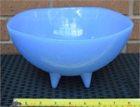 Yalos Casa Murano Italy blue art glass bowl