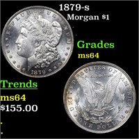 1879-s Morgan $1 Grades Choice Unc
