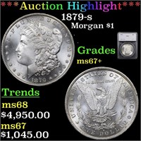 *Highlight* 1879-s Morgan $1 Graded ms67+