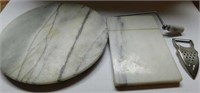 Marble piece 12" round - Marble cheese cutting