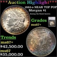 *Highlight* 1882-o NEAR TOP POP Morgan $1 Graded m