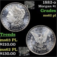 1882-o Morgan $1 Grades Select Unc PL