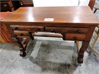 American Empire Oak Desk