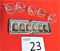 Antique Sterling Silver Salt Serve Sets