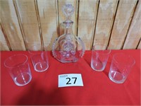 E. Remy Martin & Co. Baccarat Crystal Set