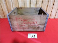 Tuscan Farm Products Advertising Crate