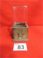 Vintage Wood and Glass Candy Dispenser