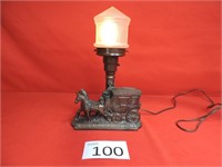 1930s Metal "R.G" Lamp.