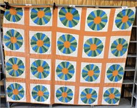 Large Hand-stitched Quilt,