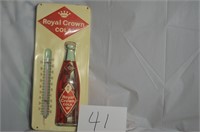 ROYAL CROWN COLA THERMOMETER, 6X13.5