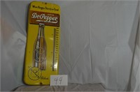 VINTAGE DR PEPPER THERMOMETER,  10X26