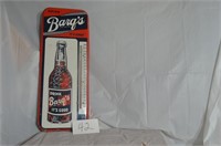 BARQS ROOT BEER THERMOMETER  10X26