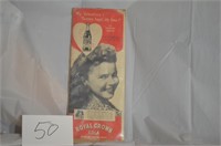 ROYAL CROWN COLA VALENTINE SHIRLEY TEMPLE, 6X15