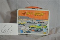 VINTAGE PIT STOP LUNCHBOX NO THERMOS