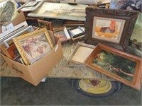 Box of Frames & Pictures