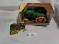 JD Model GP Tractor and Small JD Waterloo Boy