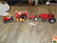 Assorted Red Tractors