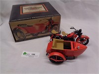 HD  Collectible 1933 Motorcycle/Side Car Bank