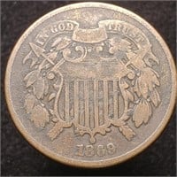 1869 2 Cent Piece - Better Date!