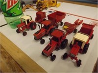 (8) Massey Furguson/International/Case Toys