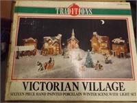 Victorian Christmas Villiage (16 Pieces)