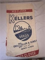Kellers Seed Red Clover Seed Sack