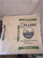 Kellers Seed Timothy Seed Sack Cut