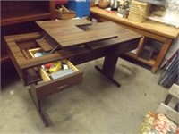 Sewing Machine Table w/ Accessories