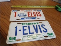 (2) TENN "ELVIS" Auto Plates
