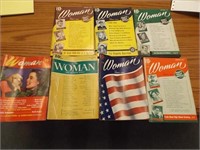 (7) c.1943 "Women Digest" 10 Cent Magizines