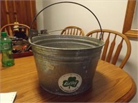 Kelly 4 Gal Galvanized Bucket -- Great Shape