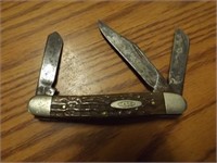 Case "XX" 3 Blade Pocket Knife - USA - Good Cond