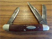 Case "XX" 3 Blade Pocket Knife  USA - Good Cond
