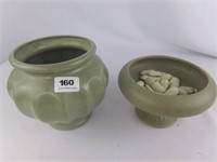 Two Haeger Pottery Planters