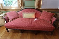Vintage Wedgewood Camelback Sofa made in Italy w/