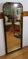 Framed Painted Wood Mirror-19"Wx29"H