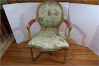 Vintage Victorian Balloon Back Parlor Chair