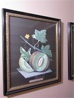 George Brookshaw, Green Melon Plate LXIX-18x23"