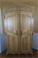 Vintage Armoire w/2 Drawers-No Contents