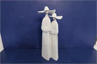 Lladro Figurine-2 Nuns 13"H