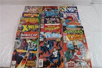 15 Vintage Marvel & D.C. Comic Books